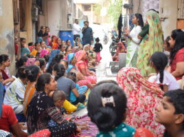 pads distribution shivnaad foundation